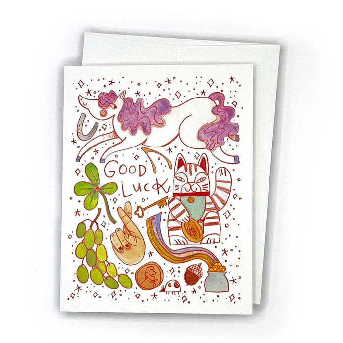 Good Luck Greeting Card - Katie Eberts