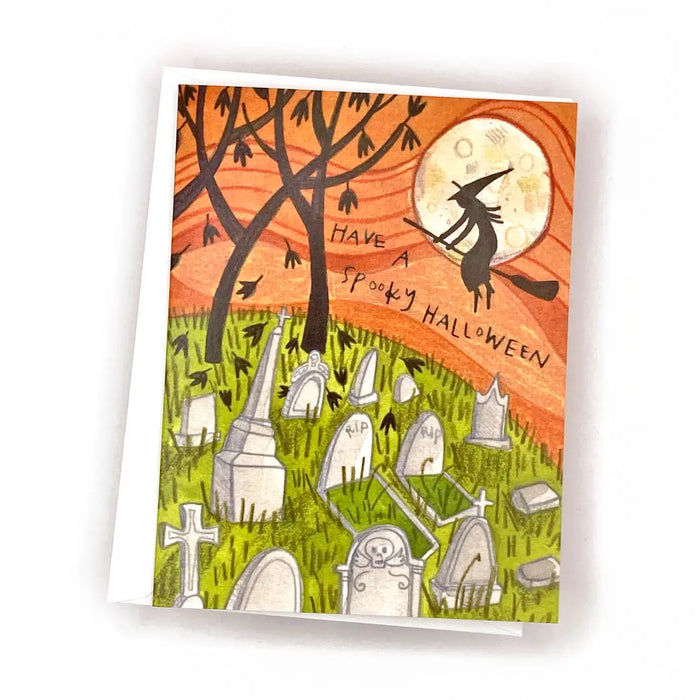 Have a spooky Halloween greeting card - Katie Eberts Illustration