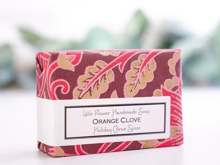 Orange Clove Handmade Soap - Little Flower Soap Co.