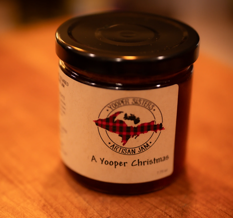 A Yooper Christmas Spiced Strawberry & Cranberry Jam - Yooper Sisters