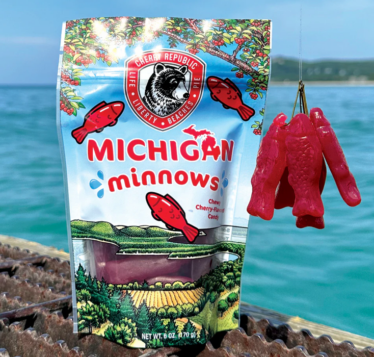 Michigan Minnows Chewy Cherry Candy - Cherry Republic