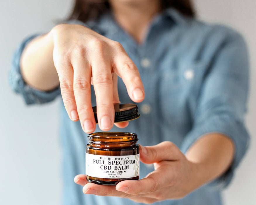 CBD Balm 2oz Jar - Little Flower Soap Co.