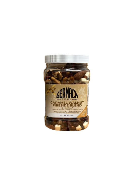 Holiday Caramel Walnut Fireside Blend Jar of Snacks - Germack