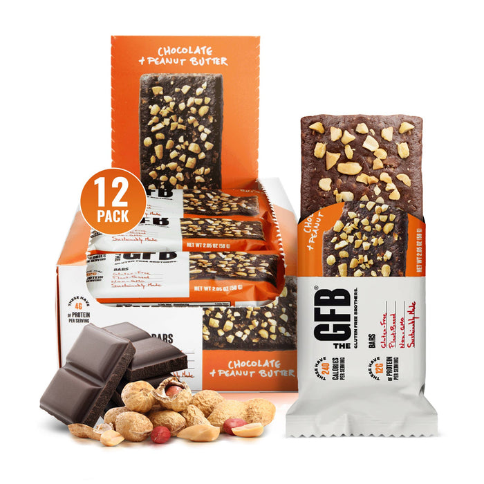 Chocolate Peanut Butter Protein Snack Bar - GFB