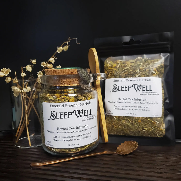 Sleep Well Herbal Tea - Emerald Essence Herbals