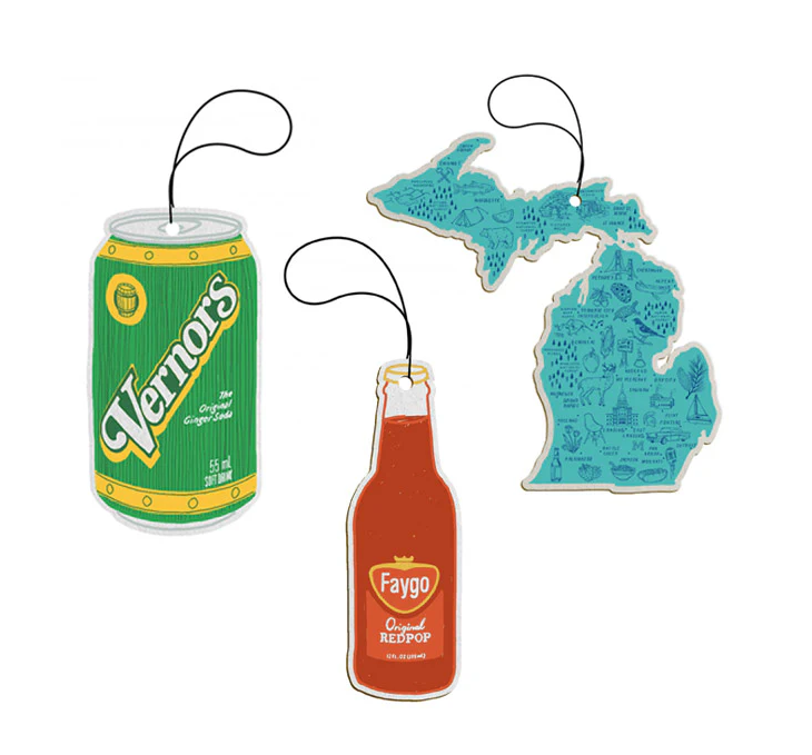 Michigan Fresh Water Air Freshener - City Bird