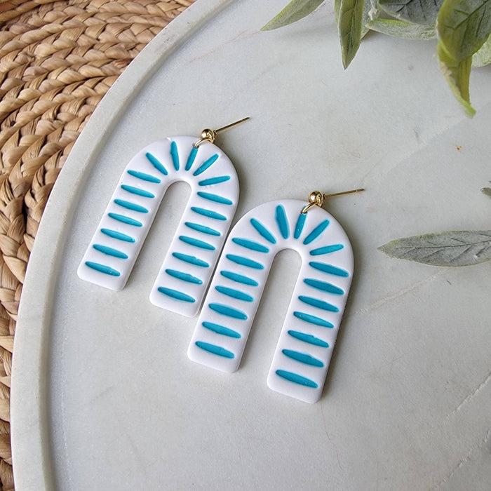 Arches in Coastal Tile - Cayenne and Cake