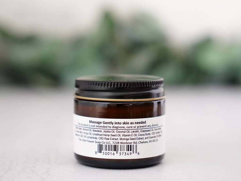 CBD Balm 2oz Jar - Little Flower Soap Co.