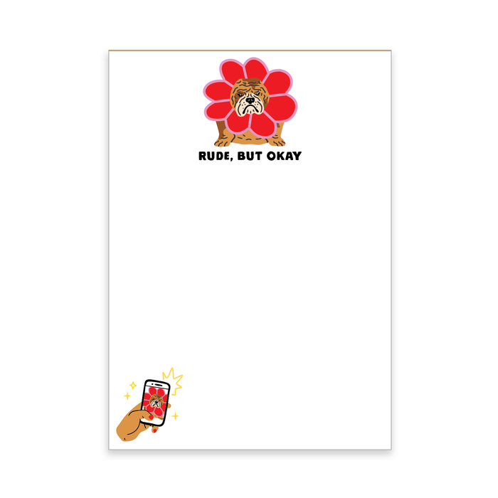Dog Rude Notepad - Party of One