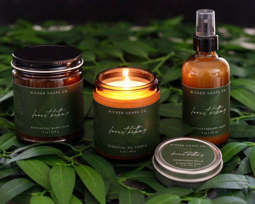 Forest Bathing Essential Oil Candle - Wicked Soaps Co.