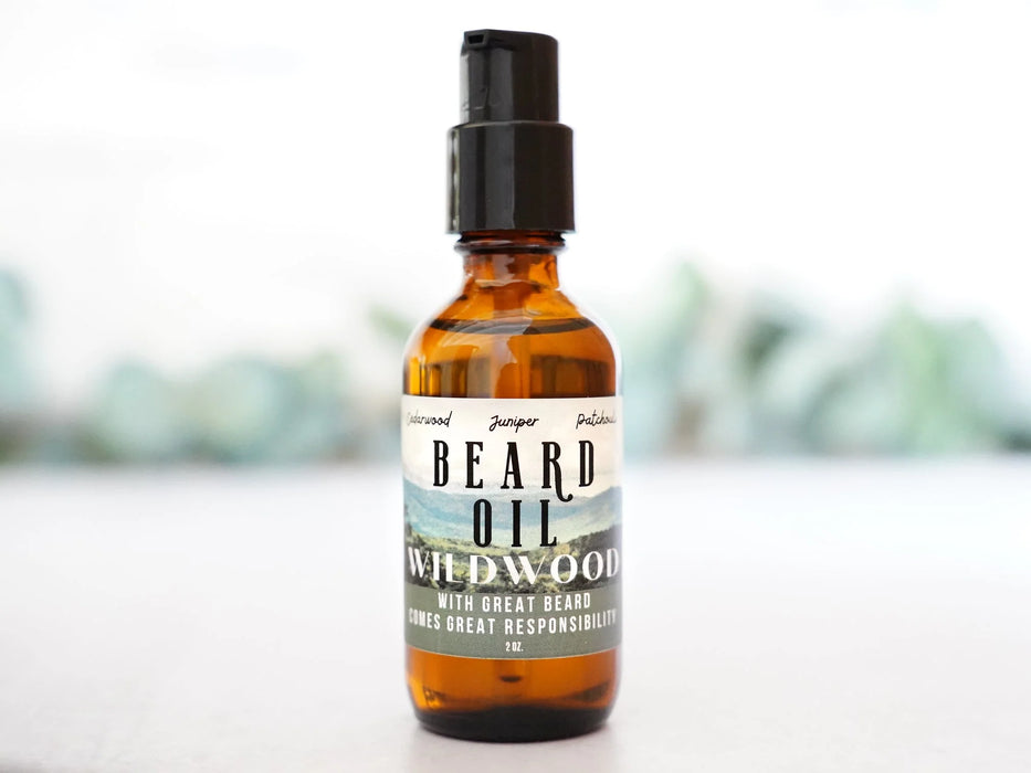 Wildwood Beard Oil 2 oz - Little Flower Soap Company