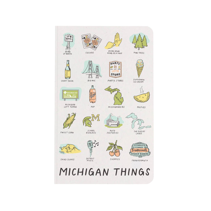 Michigan Things Notebook by City Bird