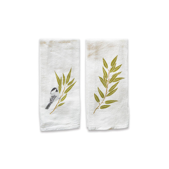 Chickadee + Willow Napkins / Set of 4 - June and December
