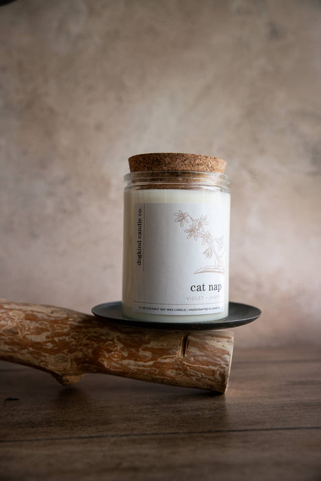 Cat Nap - Violet + Amber Candle by Dogkind Candle Company