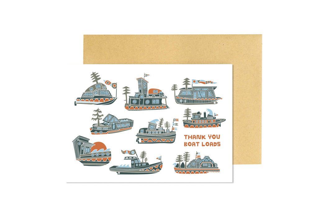 Thank You Boat Loads Card - Woosah