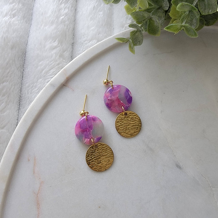 Origin Earrings in Summer Stone - Cayenne & Cake