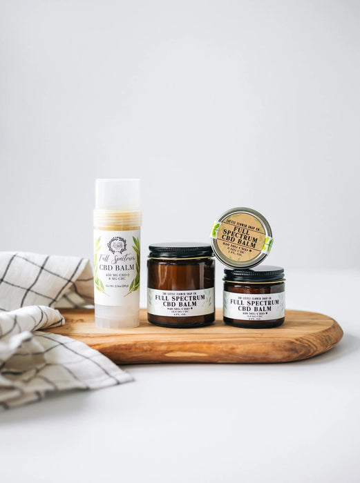 CBD Balm 4 Ounce Jar - Little Flower Soap Company