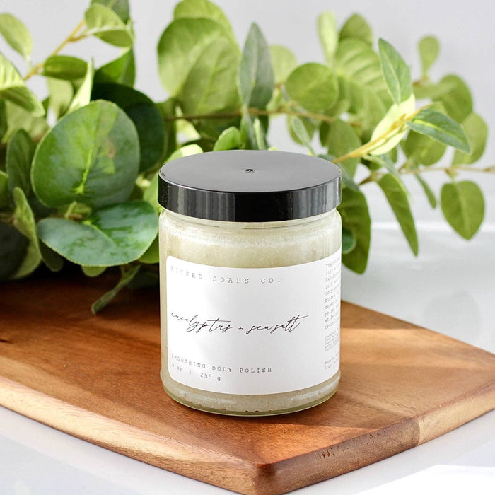 Eucalyptus + Sea Salt Body Polish | Exfoliate, Smooth & Renew