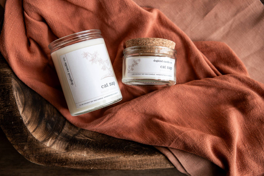 Cat Nap - Violet + Amber Candle by Dogkind Candle Company