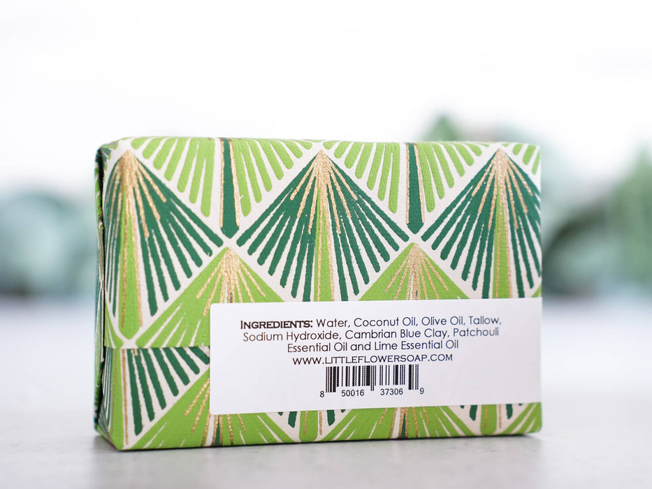 Patchouli Lime Handmade Soap by Little Flower Soap Co.