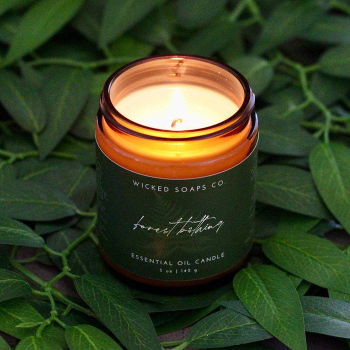 Forest Bathing Essential Oil Candle - Wicked Soaps Co.