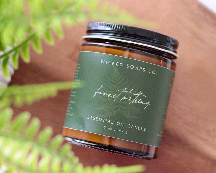 Forest Bathing Essential Oil Candle - Wicked Soaps Co.