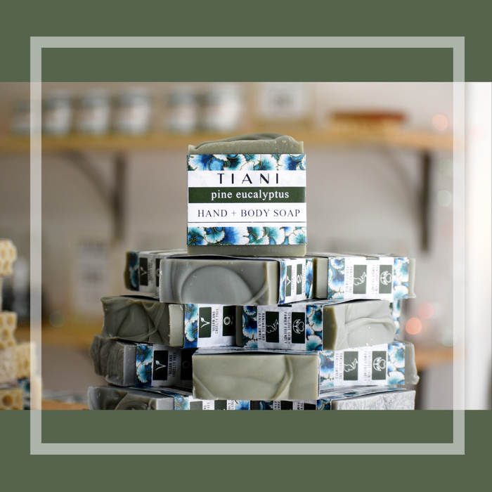 Bar Soap: Pine Eucalyptus -Tiani Body Care