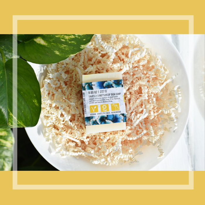 Solid Dish Soap: Lemongrass - Tiani Body Care