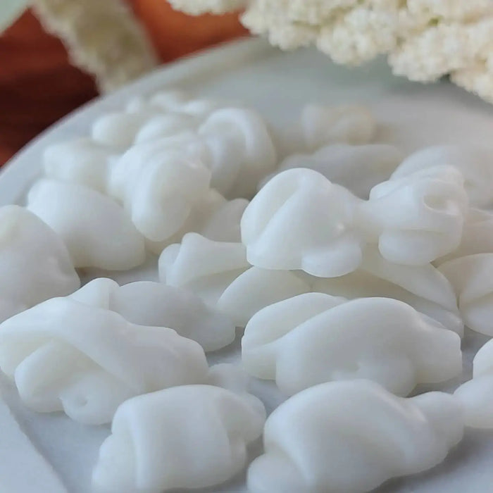 Puffy Cloud Hoop Earrings - Cayenne & Cake