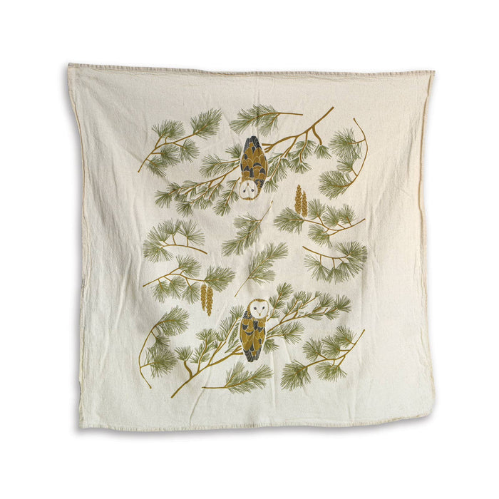 Night Owls Kitchen Towel NATURAL - June and December