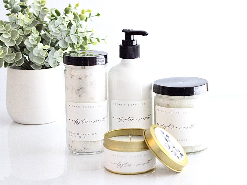 Eucalyptus + Sea Salt Bath Soak | Revitalizing Mineral Soak
