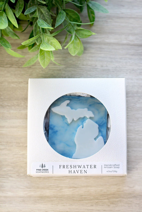 Michigan Themed Soap - Freshwater Haven - Pine Creek Soapworks