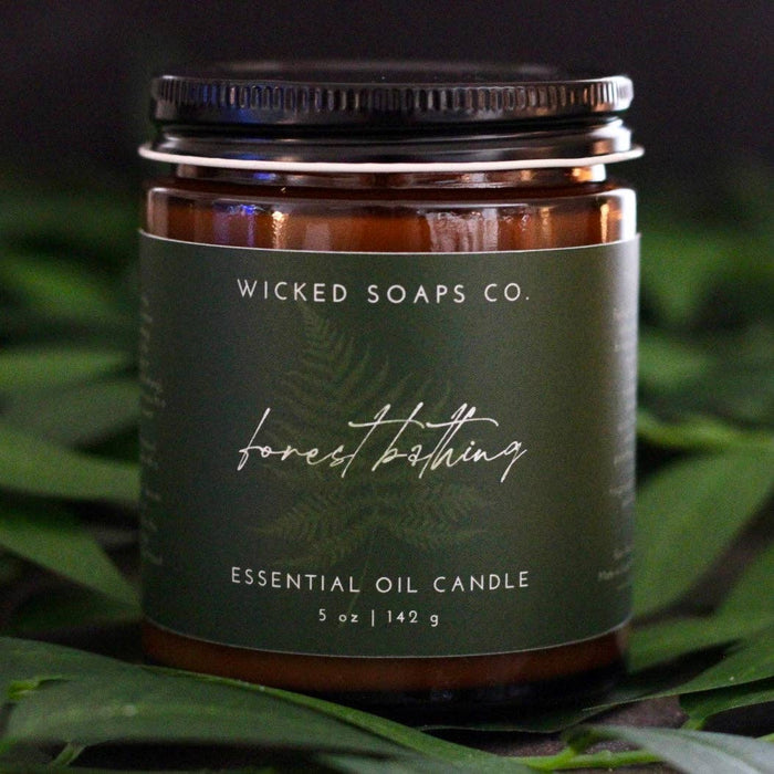 Forest Bathing Essential Oil Candle - Wicked Soaps Co.
