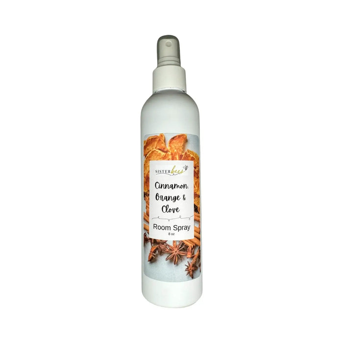 Sister Bees Room Spray - cinnamon, orange, clove, and a touch of honey