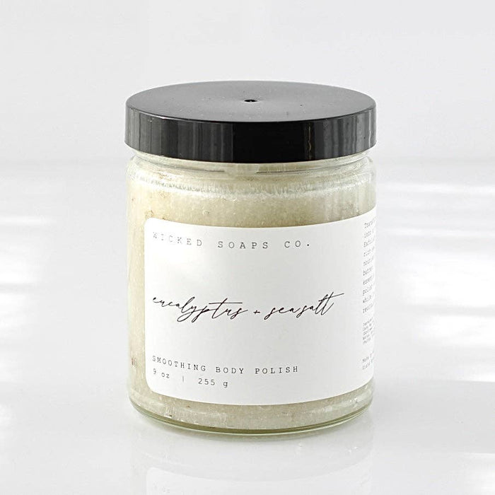 Eucalyptus + Sea Salt Body Polish | Exfoliate, Smooth & Renew