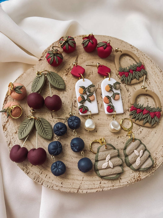 Apple Huggie Earrings - Placed by Grace
