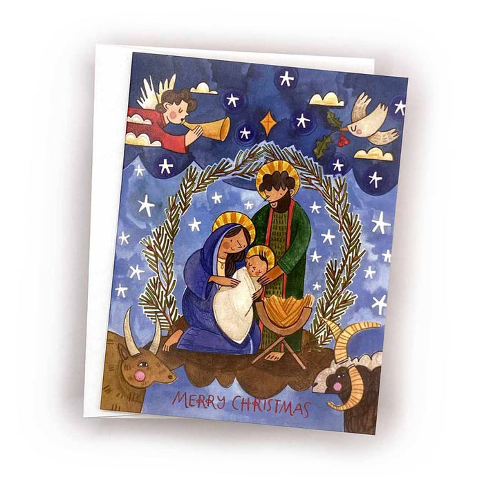 Nativity Christmas & Holiday Card - Katie Eberts Illustration