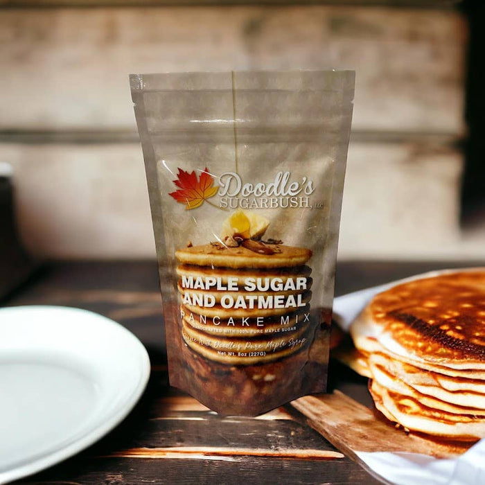 Maple Sugar & Oatmeal Pancake Mix - Doodle’s Sugarbush