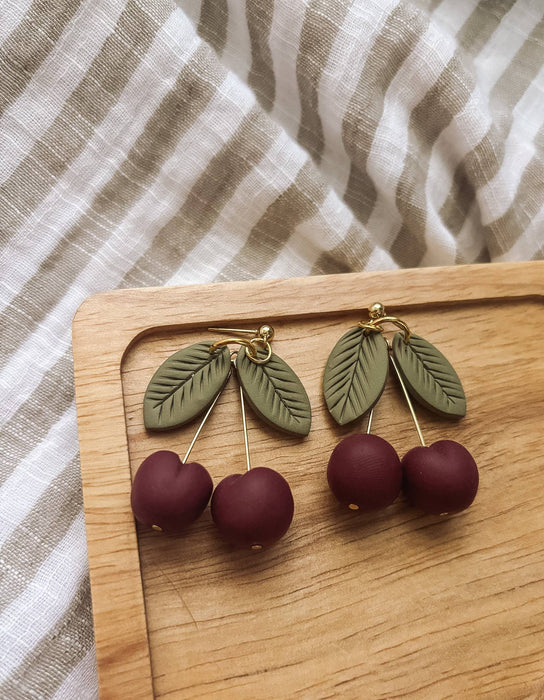 Cherry Earrings - Placed by Grace
