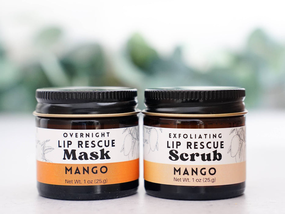 Mango Lip Rescue Sugar Scrub - Little Flower Soap Co.