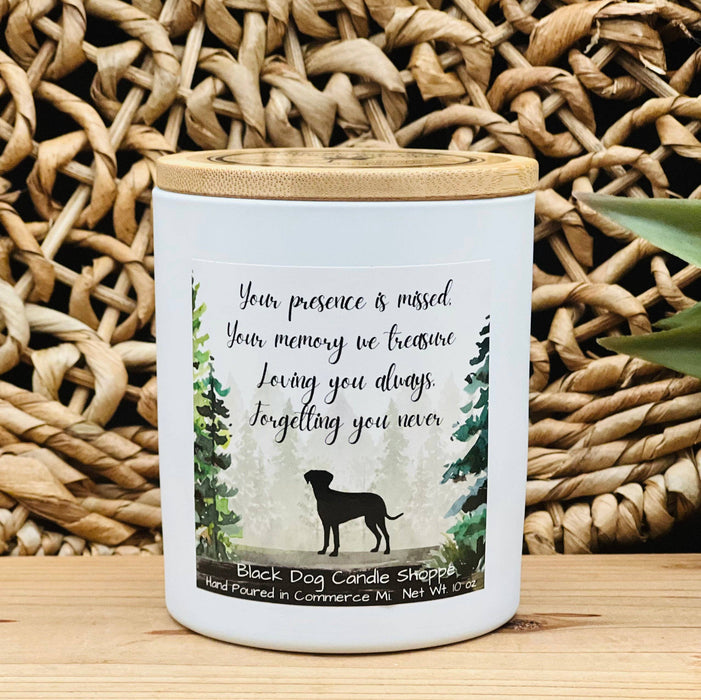 Forgetting You Never Candle by Black Dog Candle Shoppe