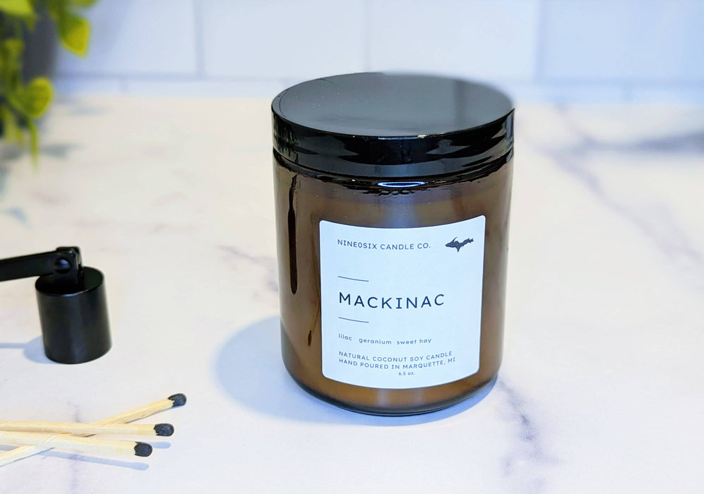 Mackinac, Amber Jar - 906 Candle Co