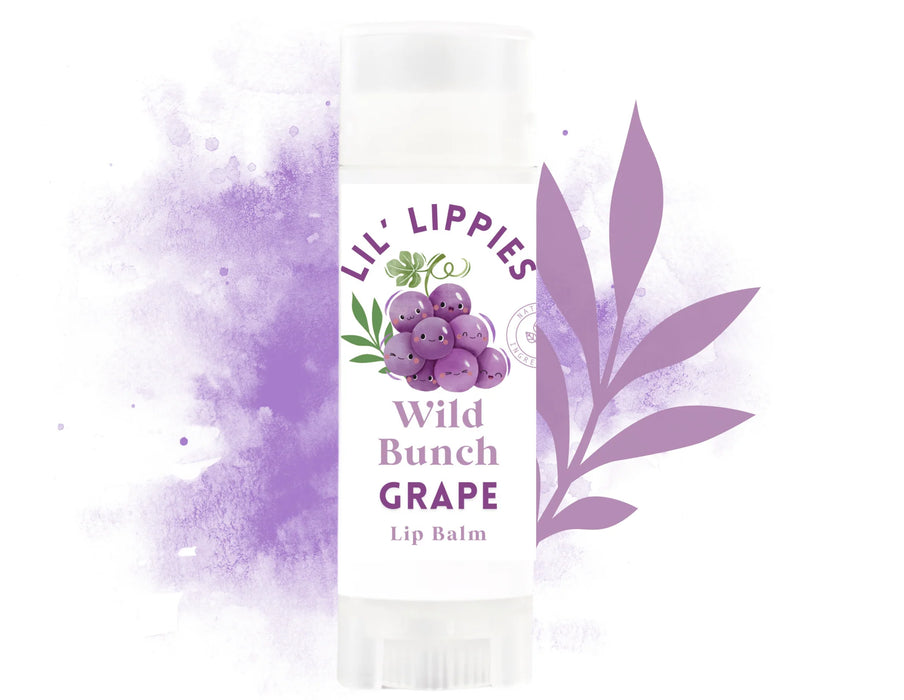 Wild Bunch Grape "Lil' Lippies" Kids Lip Balm - Little Flower Soap Co.