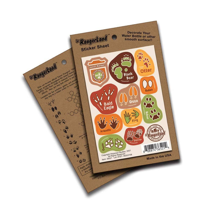 Animal Tracks Sticker Sheet by Jr. Rangerland