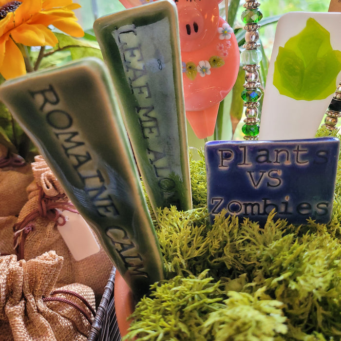 Funny Ceramic Plant Stakes - Little Traverse Tileworks
