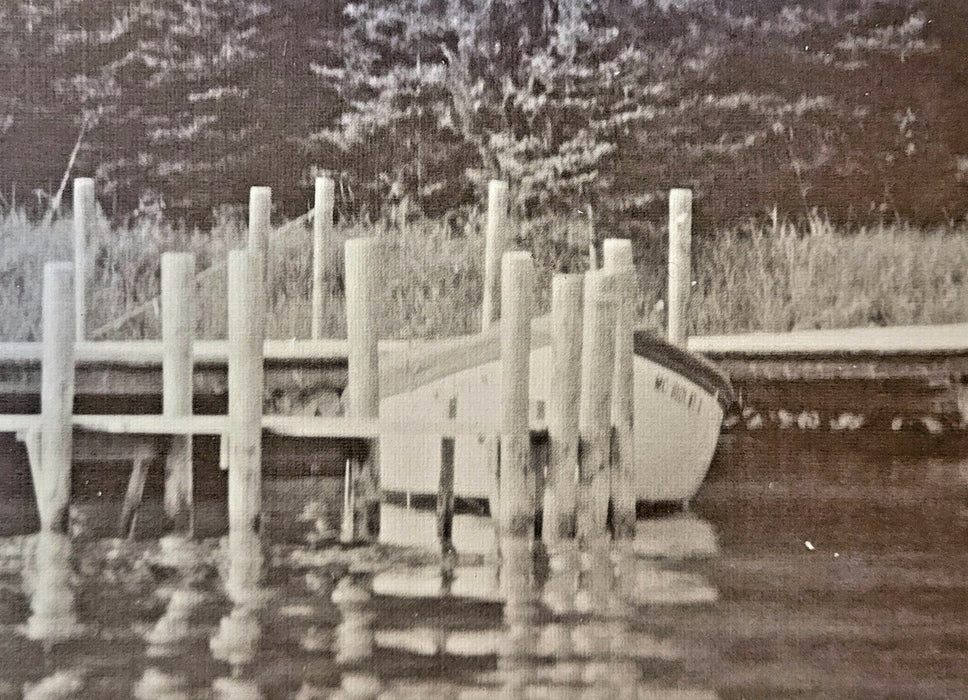 Les Cheneaux Scene Black and White Photography Cards by Lora Brown - Fundraiser for Bike Path