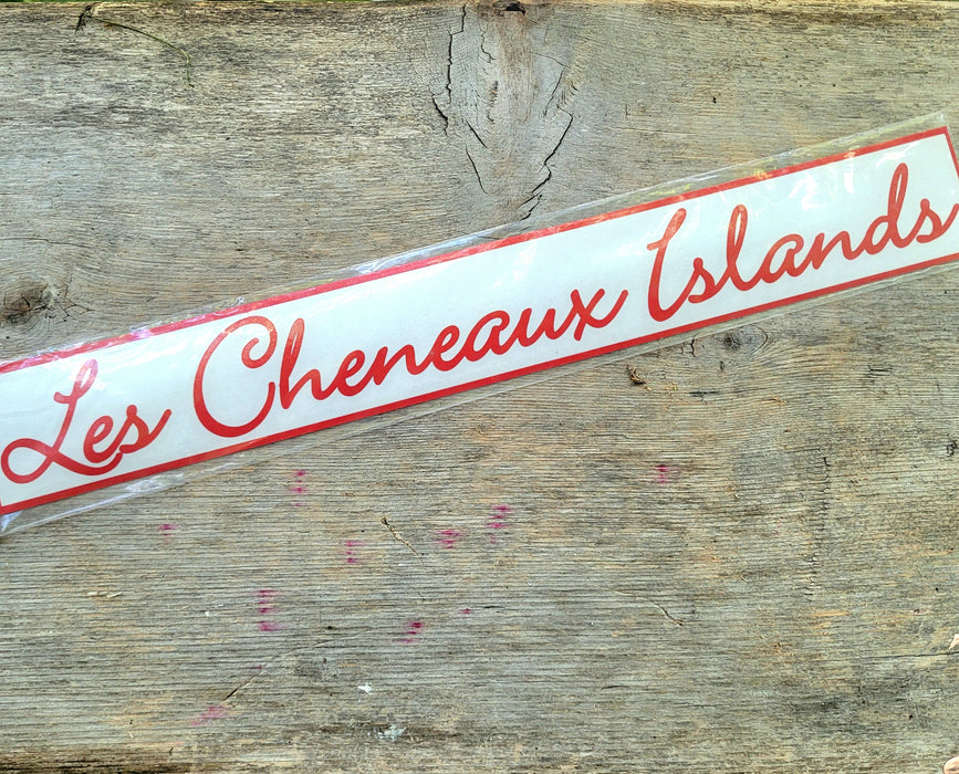 Les Cheneaux Islands Script Decal - Up North Studio