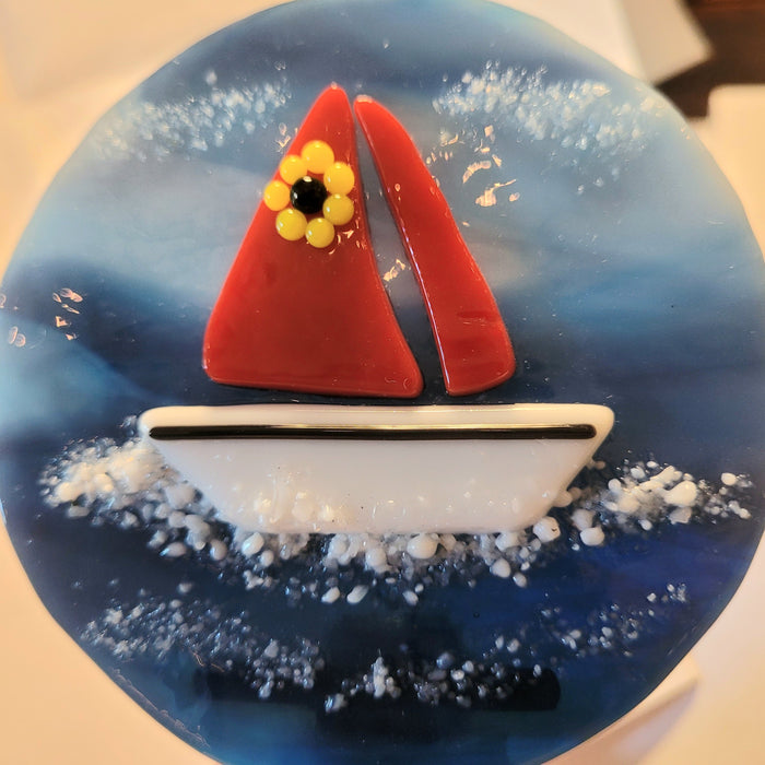 Sailboat Night Light by CristyGlass