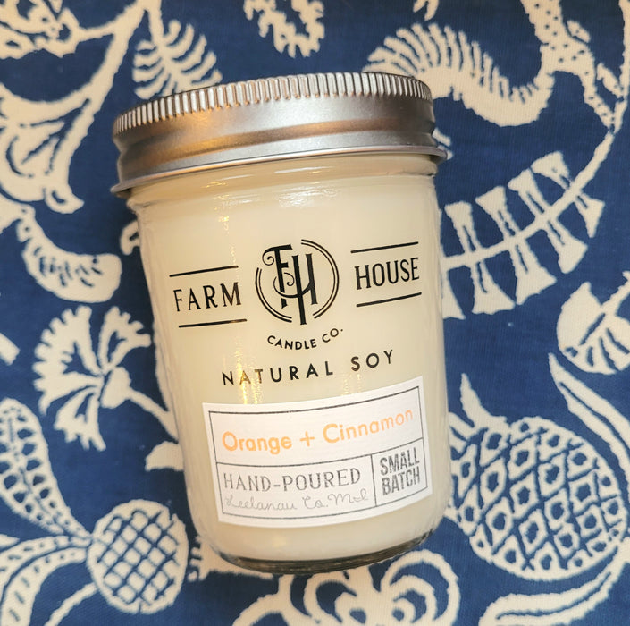 Orange + Cinnamon - Farm House Candle Co.