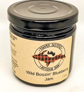 Wild Boozin' Blueberry Jam - Yooper Sisters